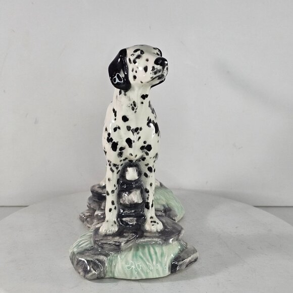 Dalmatian Figurine Porcelain Dog Statue Figurine Hand-Painted Decor Vintage - Picture 4 of 8